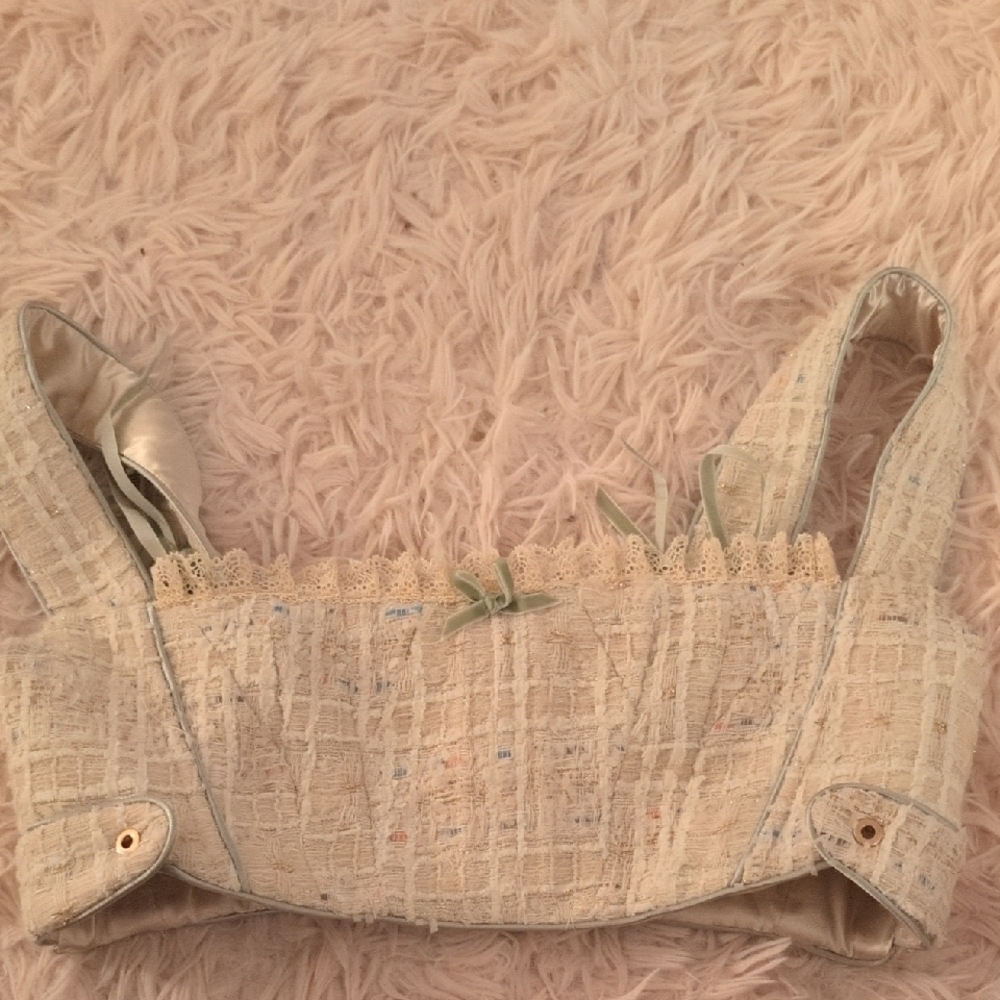 Elegant Cream Crop Top